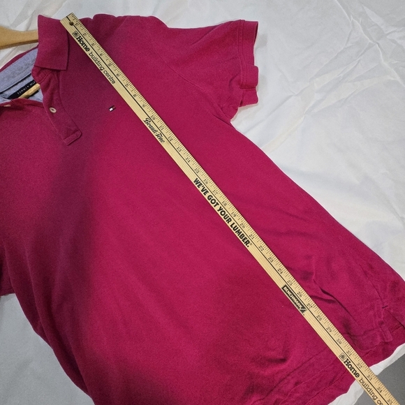 Tommy Hilfiger Men's Xl Pink Polo Short Sleeve Shirt - Picture 4 of 9